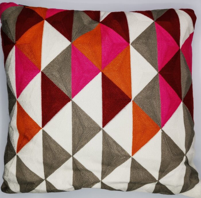 Mosaic Cushion - Fuchsia