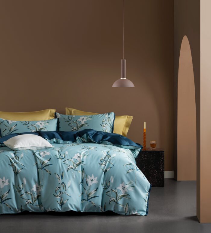 Tulips Bed Suit - Blue